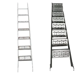 Heavy Duty Galvanized Scaffolding Steel Ladder Monkey Ladder Telescopic Ladder