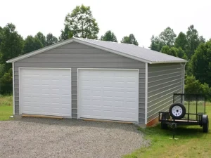 Heavy Duty Galvanized Steel Carport Prefabricated Vehicle Parking Shelter with Waterproof Roofing System