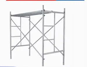 Heavy-Duty Galvanized Steel H-Frame Scaffolding System Ladder Walk Door Corrosion-Resistant Foldable
