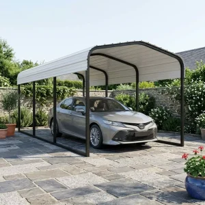 Heavy Duty Galvanized Steel Metal Carport Factory Direct Custom Outdoor Vehicle Shelter Portable Garage Carport Kit