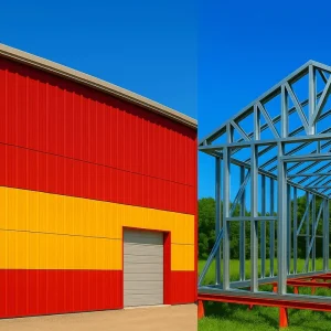 Heavy Duty Galvanized Steel Structure Frame CE Certified Industrial Portal Framework for Commercial & Industrial Construction