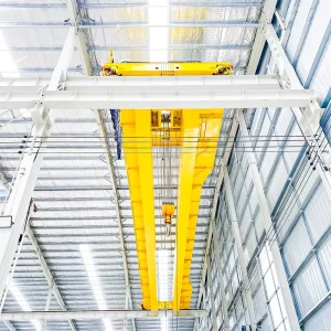 Heavy Duty Guide Rail Double Beam Overhead Travelling Bridge Crane 30 Ton