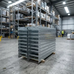 Heavy Duty HDG Galvanized Ladder Cable Tray Carbon Steel Custom Size Bracket Accessory for Industrial Power Cable Installation