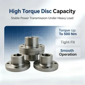 Heavy Duty High Strength Steel Flange Coupling Nonstandard High Torque Transmission Simple Assembly Superior Performance