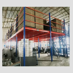Heavy Duty Industrial Metal Storage Rack System Mezzanine Floor Steel Platform for Efficient Warehouse Storage