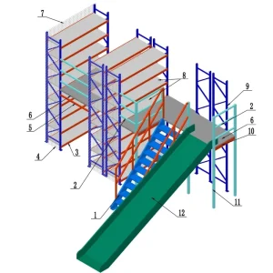 Heavy Duty Industrial Steel Mezzanine Shelving for Efficient Warehouse Storage Cargo Storage Equipment
