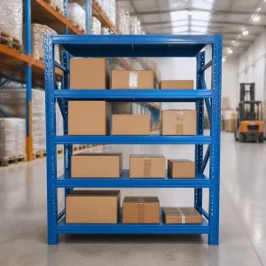 Heavy Duty Industrial Storage Racks Boltless Stacking Shelves for Warehouse and Garage 4 Layer Steel Storage Solution