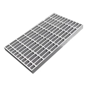 Heavy Duty Inserting Steel Grid Plate Hot Dip Galvanized Anti Slip Municipal Grate for Manhole Cover and Stair Tread