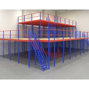 Heavy Duty Metal Shelving Unit Mezzanine Platform Industrial Storage Rack for Integrated Warehouse