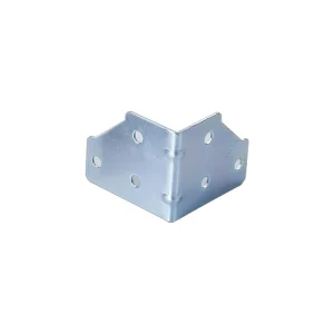 Heavy Duty Metal Stamping Manufacturing L Type Support Flat Steel Right Angle Embossing Conner Case Brace Bracket for case