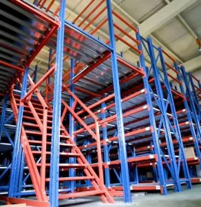 Heavy Duty Mezzanine Floor Rack Warehouse Steel Loft Storage Platform System