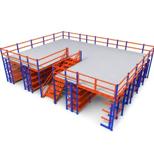 Heavy Duty Mezzanine Rack System Industrial Steel Platform for Warehouse Storage