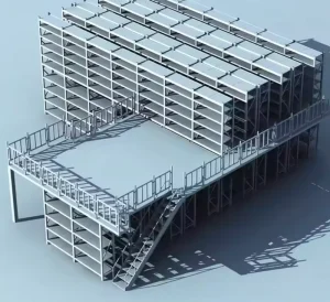 Heavy Duty Multi Level Mezzanine Rack Platform Steel Structure Storage Rack Factory Directed Sale OEM Metal Structure for