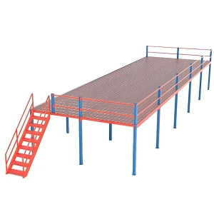 Heavy Duty Multi-Level Mezzanine Steel Racks Corrosion Protected Metal Platform Easy Dismantle Install