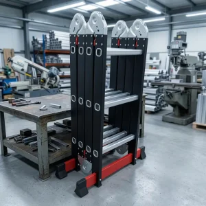 Heavy Duty Multi Purpose Aluminum Folding Extension Ladder for Professional Use