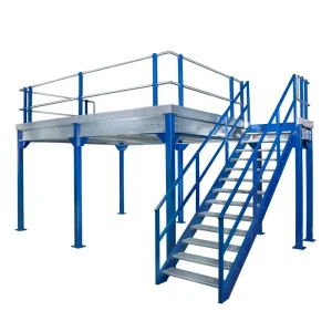 Heavy Duty Multi Tier Selective Pallet Rack Steel Mezzanine Floor Corrosion Protection High Capacity Storage Racking