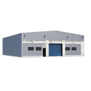 Heavy-Duty Prefabricated Steel Structure Workshop and Warehouse Custom Cut Metal Welding Structures