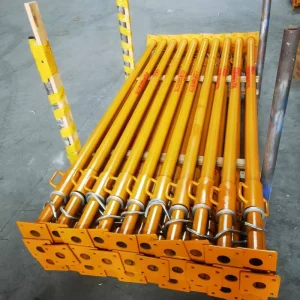 Heavy Duty Q235 Steel Shoring Prop Adjustable Galvanized Column Support Acrow Post Shore for Concrete Slab Formwork Scaffold
