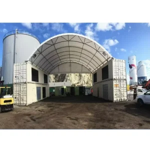 Heavy Duty Roofing Truss Structure Shipping Container Roof Shelter Shipping Container Dome Shelter