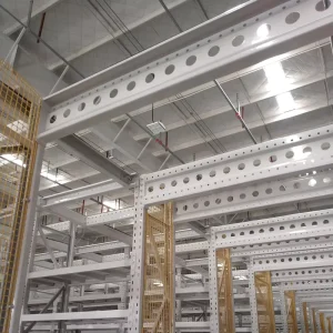 Heavy Duty Scribe Capping Sigma Steel Beams for Warehouse Mezzanine Floor Supports