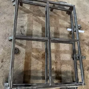 Heavy Duty Sheet Metal CNC Bending Parts Custom Steel Aluminum Frame Structure Welding Assembly Powder Coat Finished