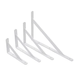 Heavy Duty Shelf Bracket Powder Coated Wall Hanging Furniture Hardware Metal Shelf Supports Bracket