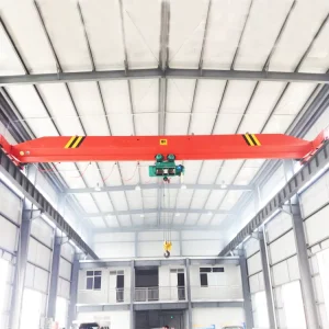 Heavy Duty Single Girder Overhead Crane 16t 20t with Low Headroom Wire Rope Hoist for Beam Handling
