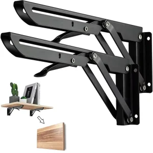 Heavy-Duty Stainless Steel Cast Iron Triangle Shelf Bracket Kitchen Hardware for Floating Furniture Shelves Premium Brackets