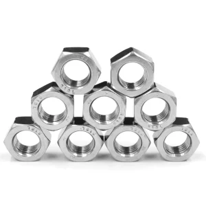 Heavy Duty Stainless Steel Nuts A194 A563 Heavy Hex Nuts for Structural Bolting Shipbuilding Bridges and Large Motors