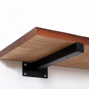 Heavy-Duty Stainless Steel T-Type Support Brackets Wall-Mounted Furniture Hardware Triangle Shelf Connectors & Shelf Supports