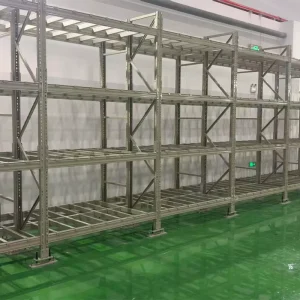 Heavy Duty Steel 3-Tier Electrostatic Powder Coated Warehouse Storage Rack 2000kg Load Capacity Customizable Pallet