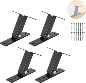 Heavy Duty Steel Adjustable Tilt Desk Bracket Powder Coated Metal Drafting Table Support Hinge