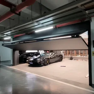 Heavy-Duty Steel/Aluminum Bi-Folding Lift Garage Door, Insulated and Soundproof, for Commercial Use