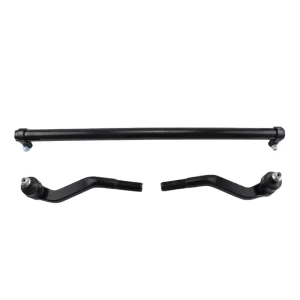 Heavy Duty Steel Black Steering Drag Link Tie Rod Kit (2.5-6″ Lift) for Jeep Wrangler JL Suspension 1 Year