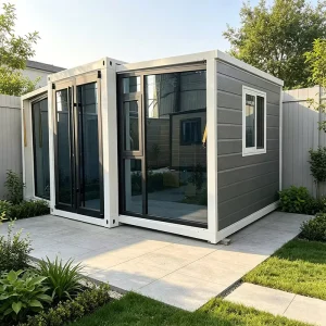 Heavy-Duty Steel-Frame Detachable Expandable Moisture-Proof Prefabricated Foldable Building, 10-40 ft