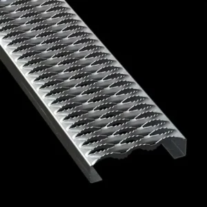 Heavy Duty Steel Grip Strut Safety Grating Serrated Floor Plate for Industrial Stairs Walkway Bridge Platform