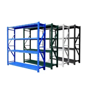Heavy Duty Steel Material Corrosion Protection Boltless 500kg Load Capacity Powder Coated LongSpan Warehouse Shelving
