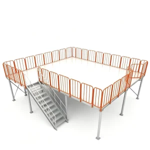 Heavy Duty Steel Mezzanine Floor Racking System Warehouse Platform