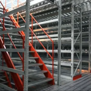 Heavy Duty Steel Mezzanine Floor Racking System with Big Span High Weight Capacity for Cargo Storage Equipment