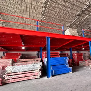 Heavy Duty Steel Mezzanine Floor System Customized Industrial Warehouse Storage Mezzanine Platform for High Density Space