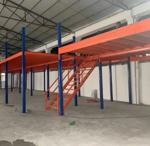 Heavy Duty Steel Mezzanine System for Factory Workshop Equipment Support Steel Platform Racking