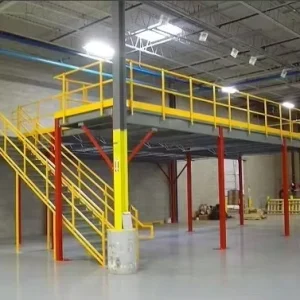 Heavy Duty Steel Mezzanine with High Load Capacity for Industrial Use