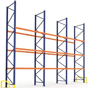 Heavy-Duty Steel Multi-Level High Capacity Radio Shuttle Warehouse Shelving System Metal Pallet Racks