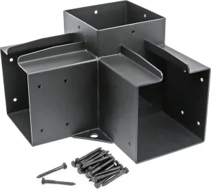 Heavy Duty Steel Pergola Bracket Rust Resistant Stainless Brackets for Backyard Shade Structures