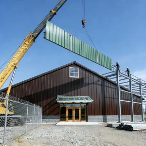 Heavy Duty Steel Quick Assembly Industrial Grade Steel Structure Workshop for Heavy Load Operations