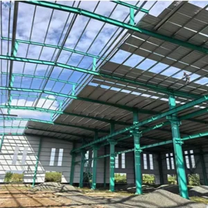 Heavy Duty Steel Structure Building Warehouse Large Span Modular