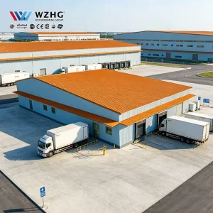 Heavy Duty Steel Structure Workshop With Overhead Bridge Crane and H-Beam Frame