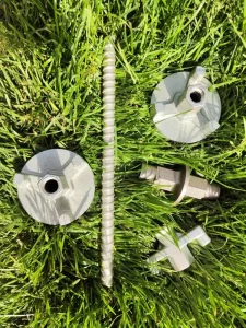 Heavy Duty Steel Tie Rod Set with Accessories High Strength & Corrosion-resistant for Modern Outdoor Wall Shuttering Connection