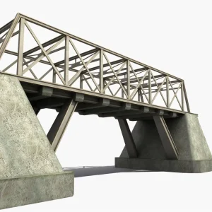 Heavy Duty Steel Truss Bridge Span 20 200m Anti Corrosion Painting Competitive Price