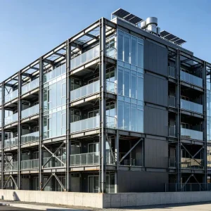 Heavy Duty Steel Truss for Industrial Cargo Storage Long Distance Transport Logistics in Apartment Hospital Mall Applications